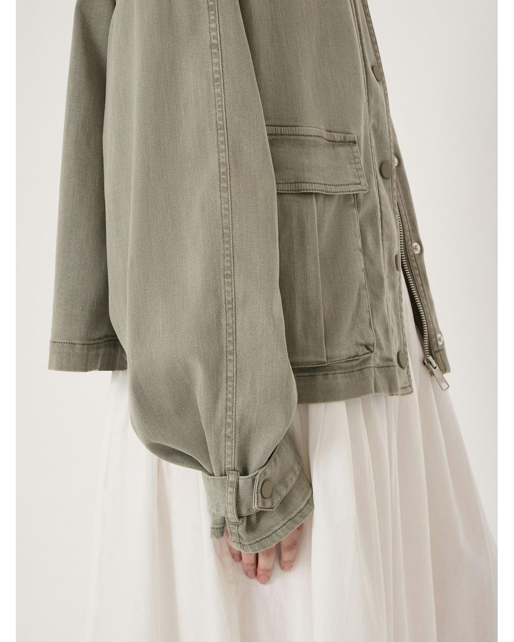 Hush Natural Melinda Supersoft Relaxed Utility Jacket