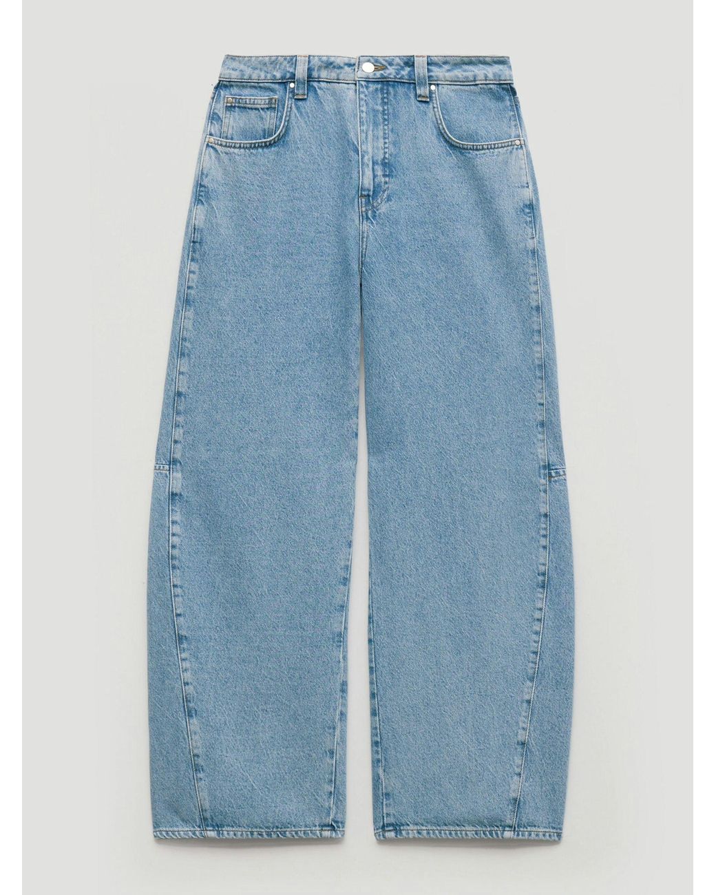 Hush Blue Bree Horseshoe Barrel Leg Jeans