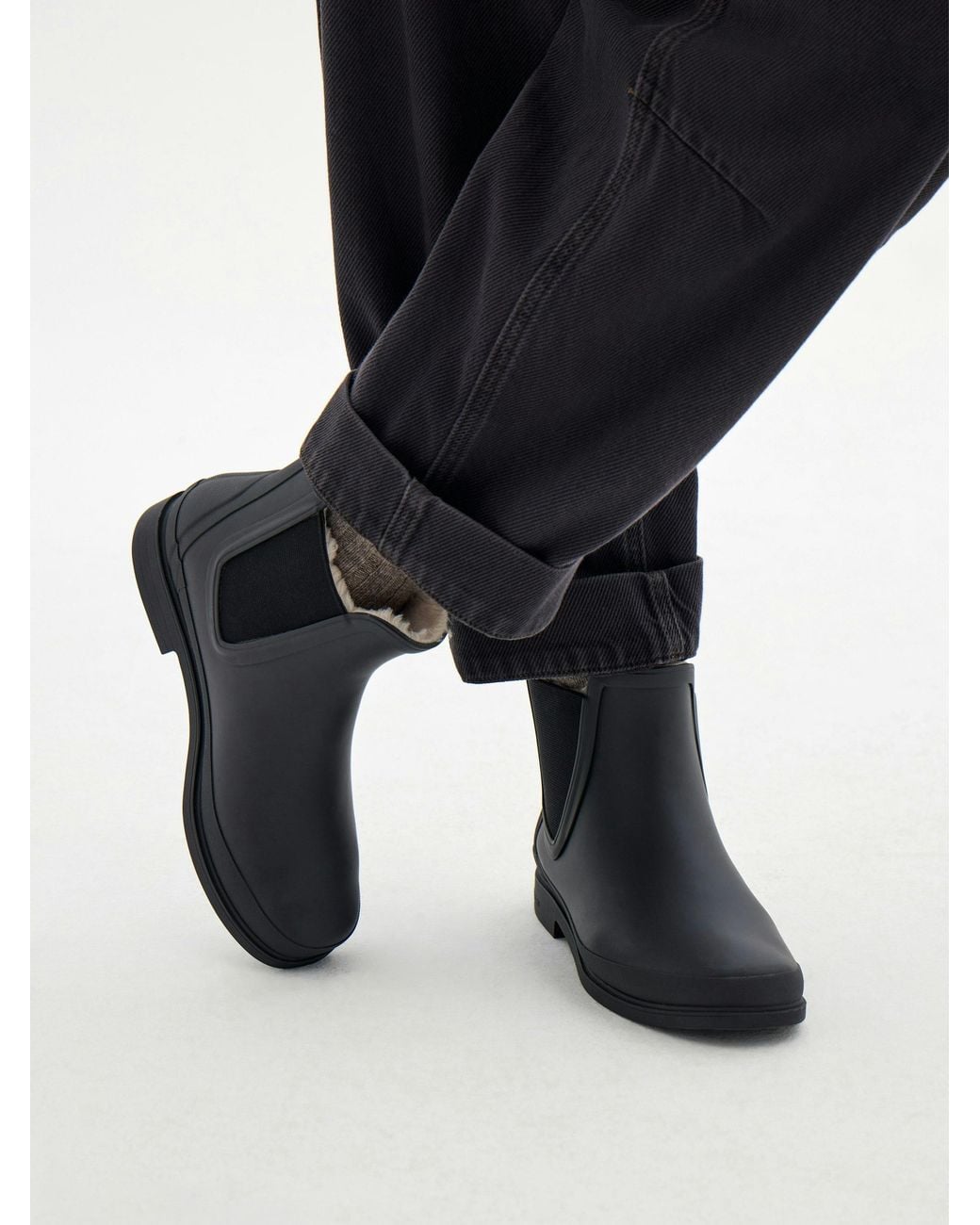 Hush Black Eva Insulated Rubber Boot
