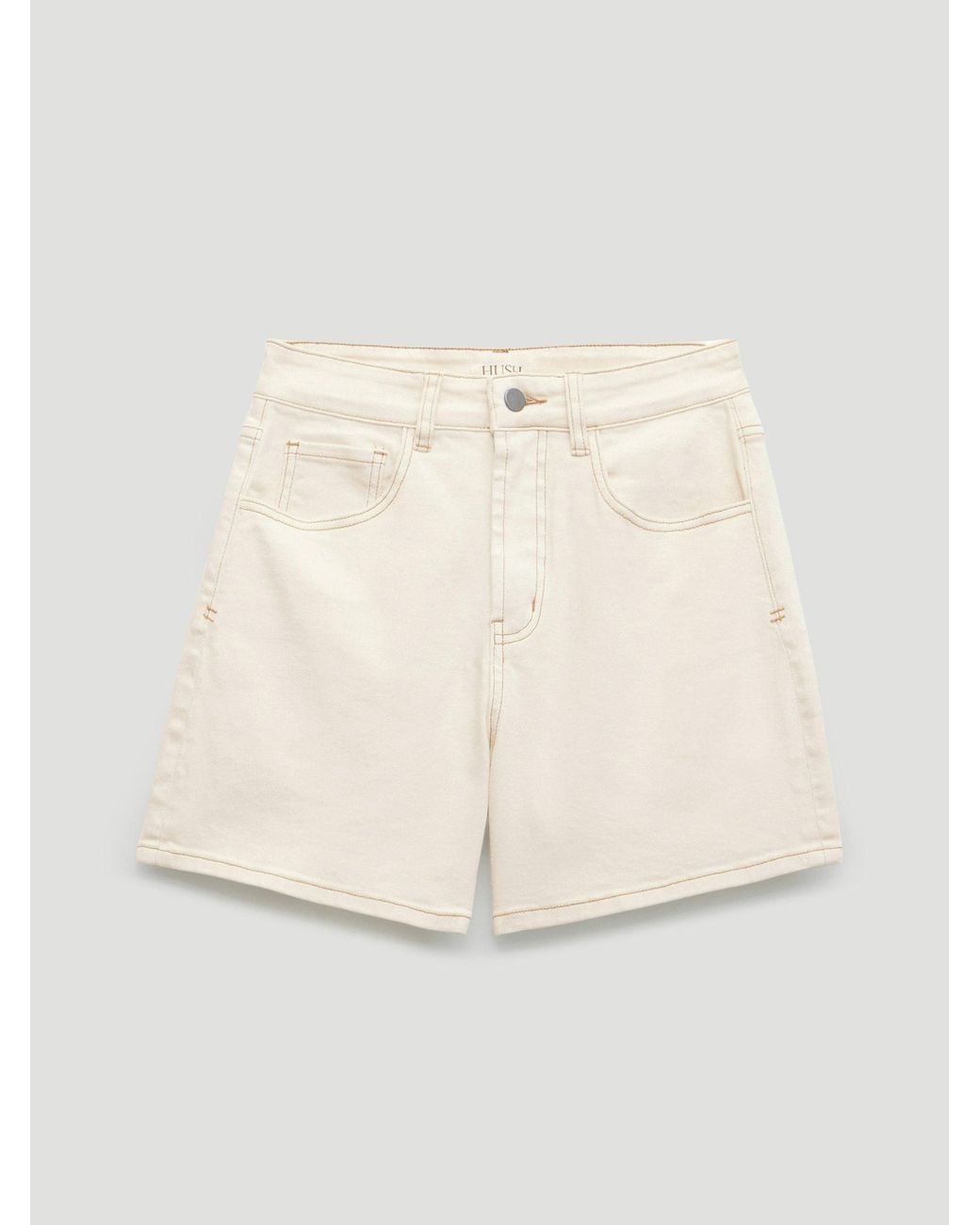 Hush Natural Essential Denim Shorts