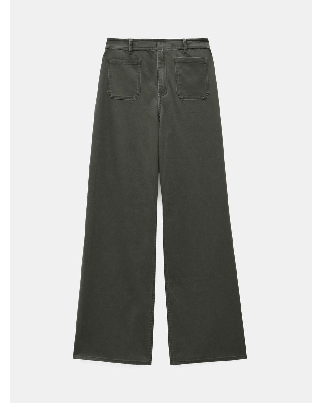 Hush White Rowan Flared Trousers