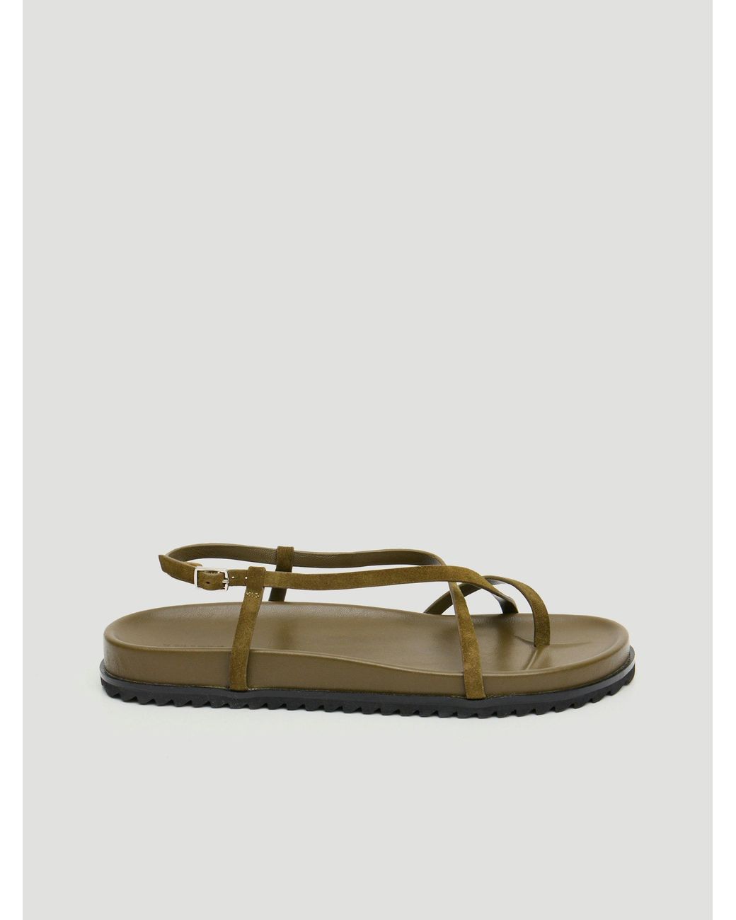 Hush Blue Theo Leather Strappy Sandals