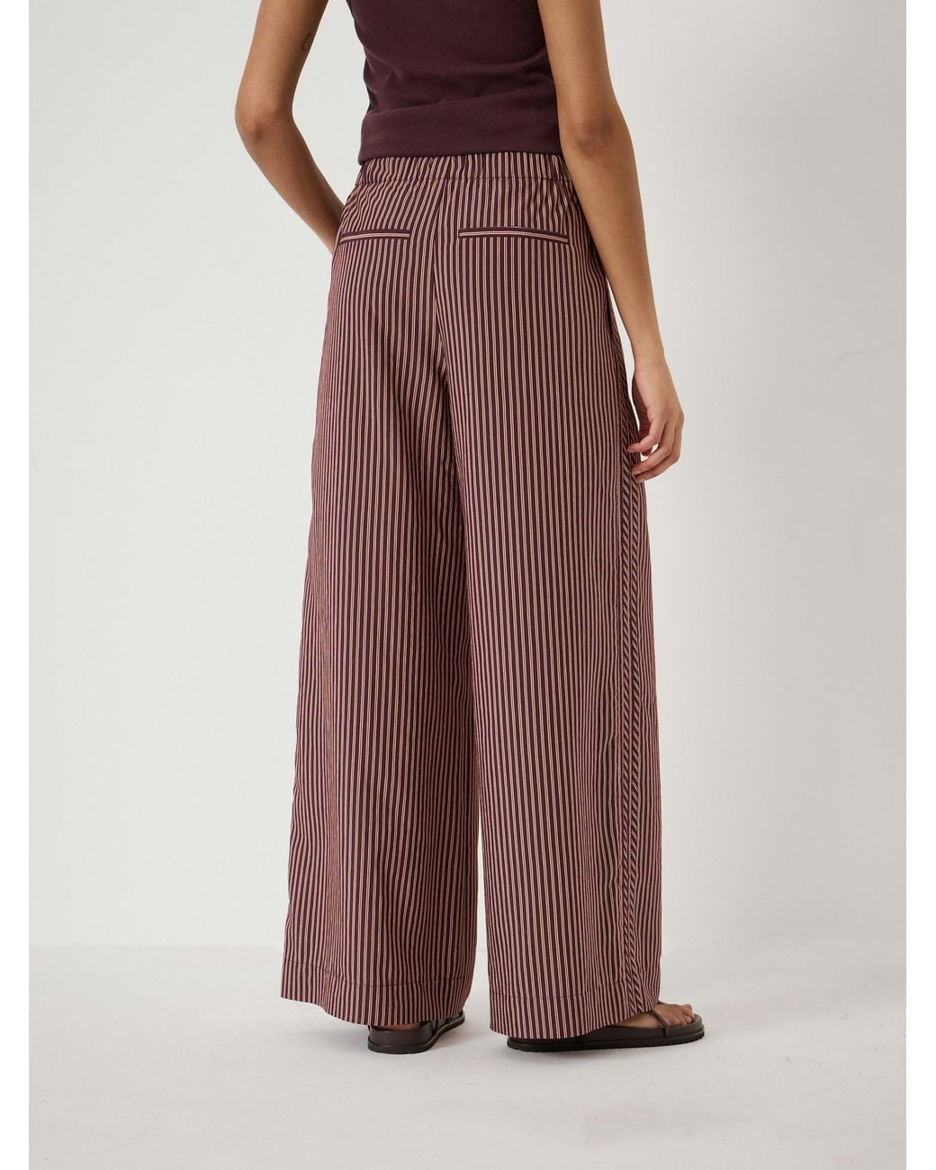 Hush Multicolor Sami Striped Side Detail Trousers