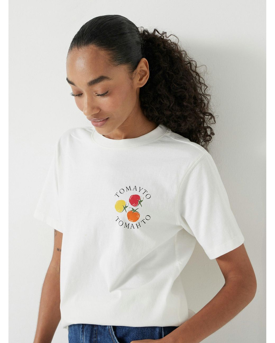 Hush Red Tomayto Tomahto Graphic T-Shirt
