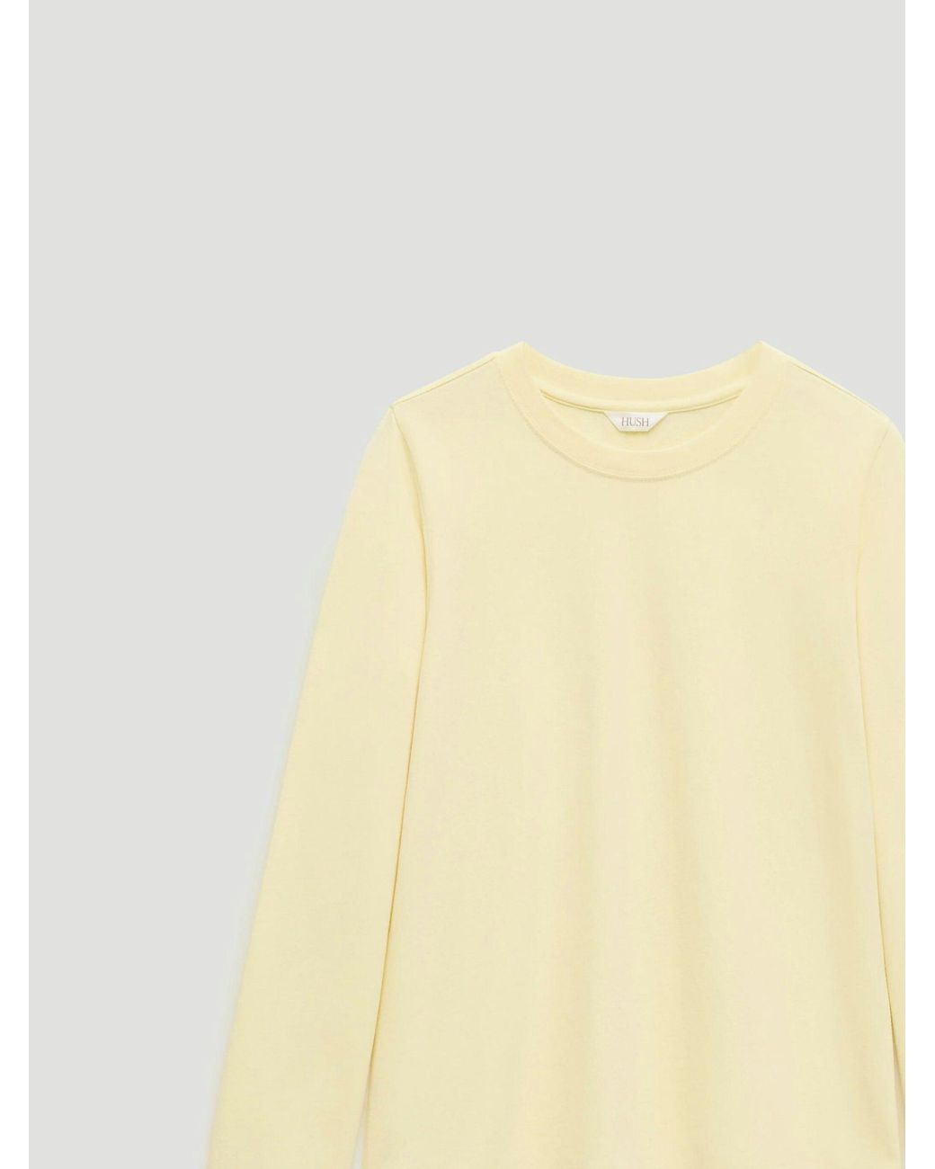 Hush Natural Slim Long Sleeve T-Shirt