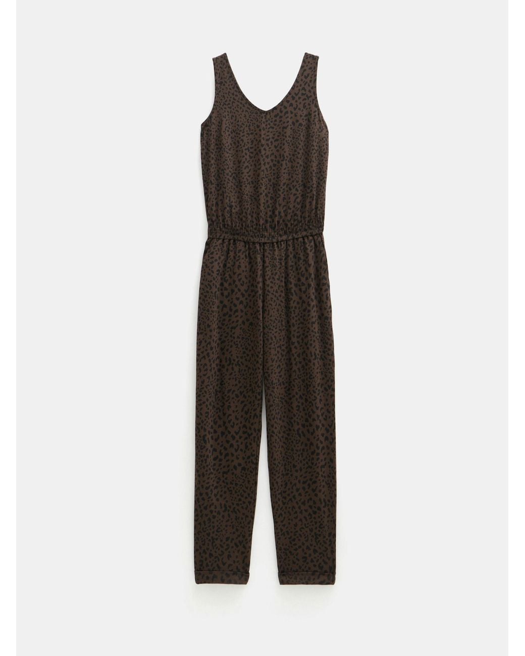 Hush Natural Cropped Jersey Jumpsuit
