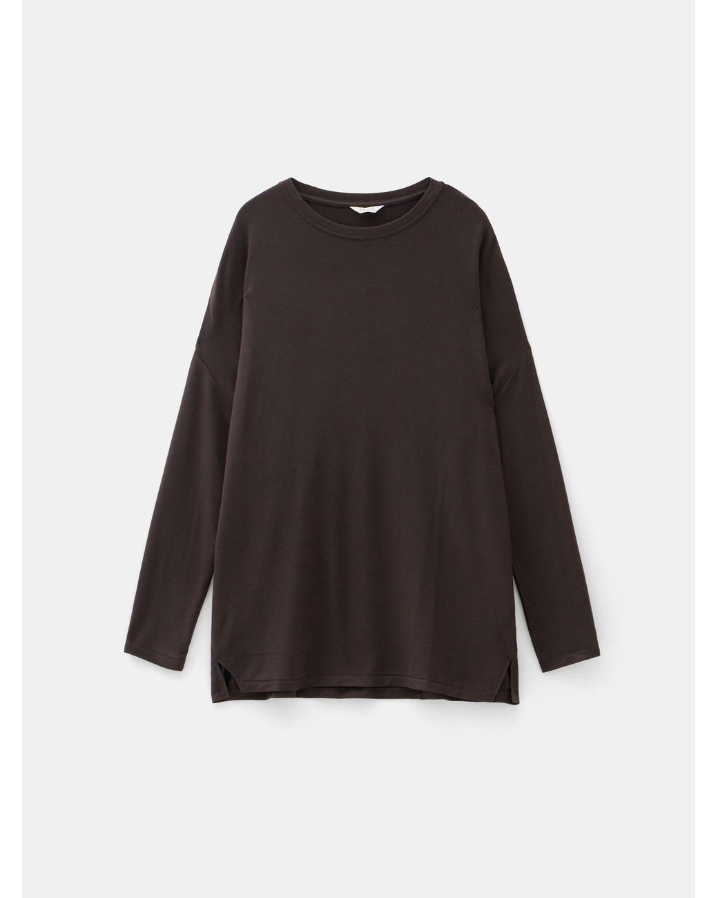 Hush Black Gillian Wide Jersey Top