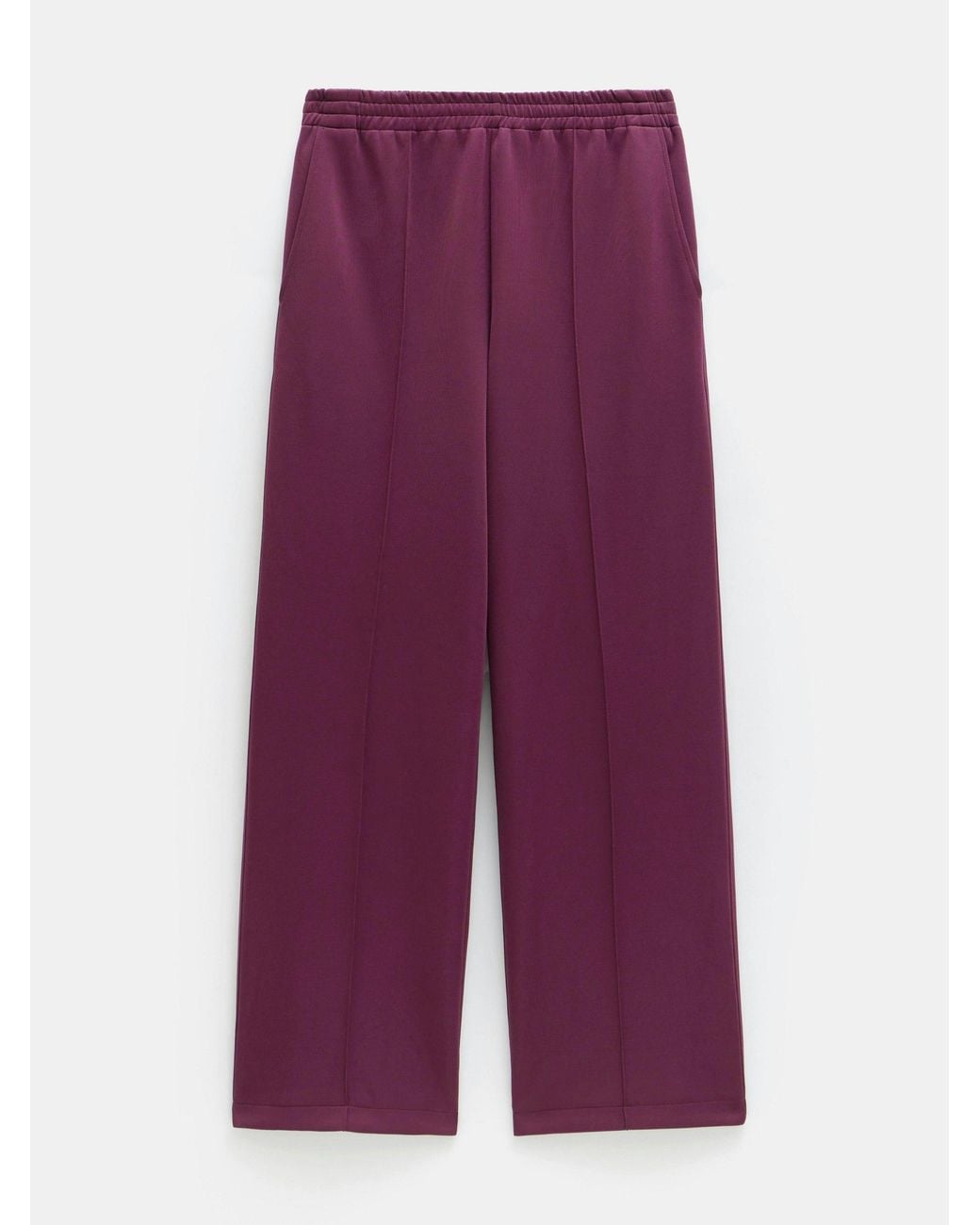Hush Red Harrison Pintuck Joggers