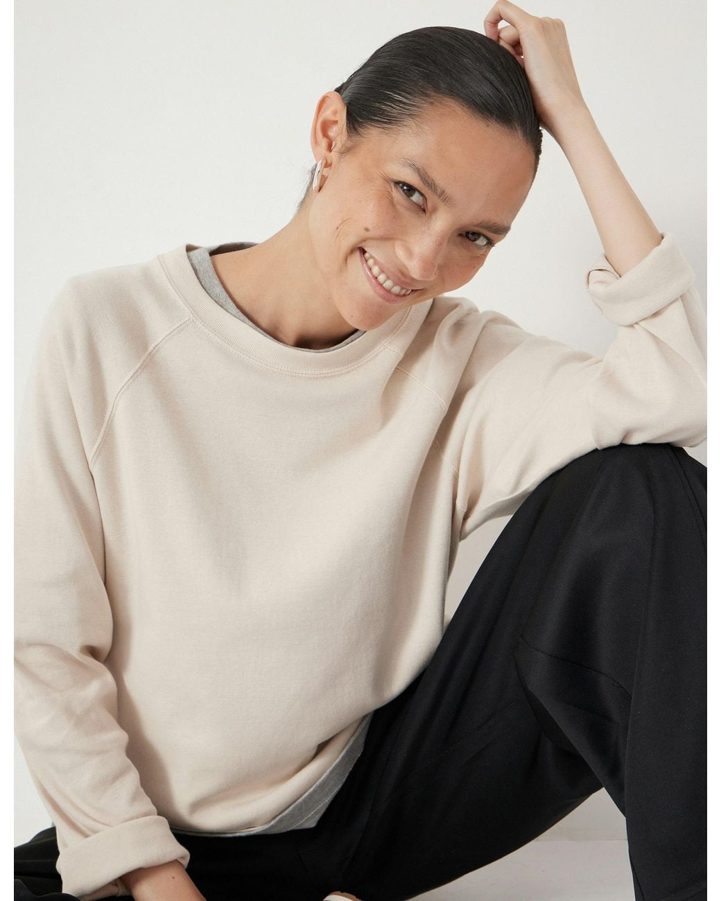 Hush White Matilda Raglan Top