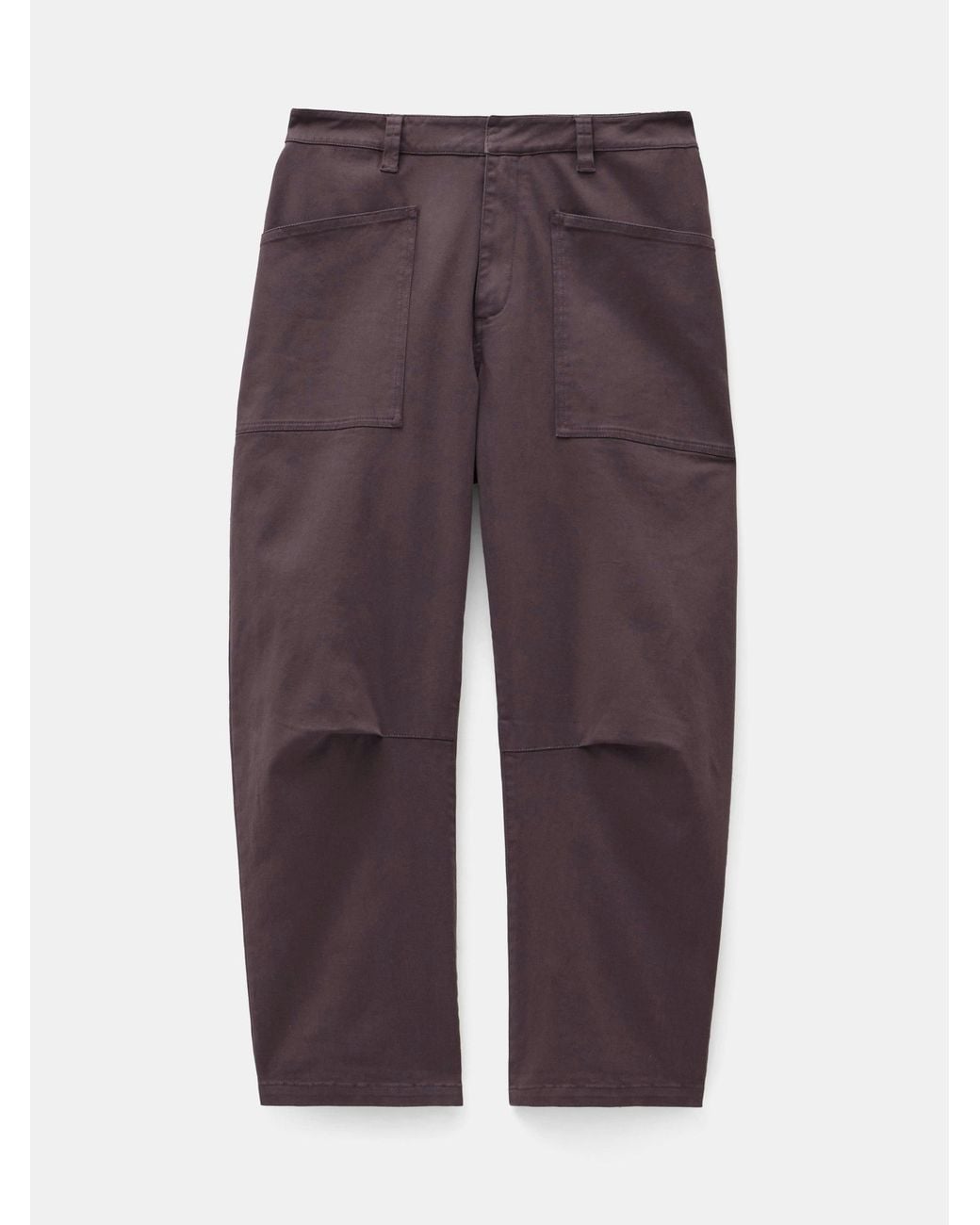 Hush Multicolor Cordi Barrel Leg Cotton Trousers
