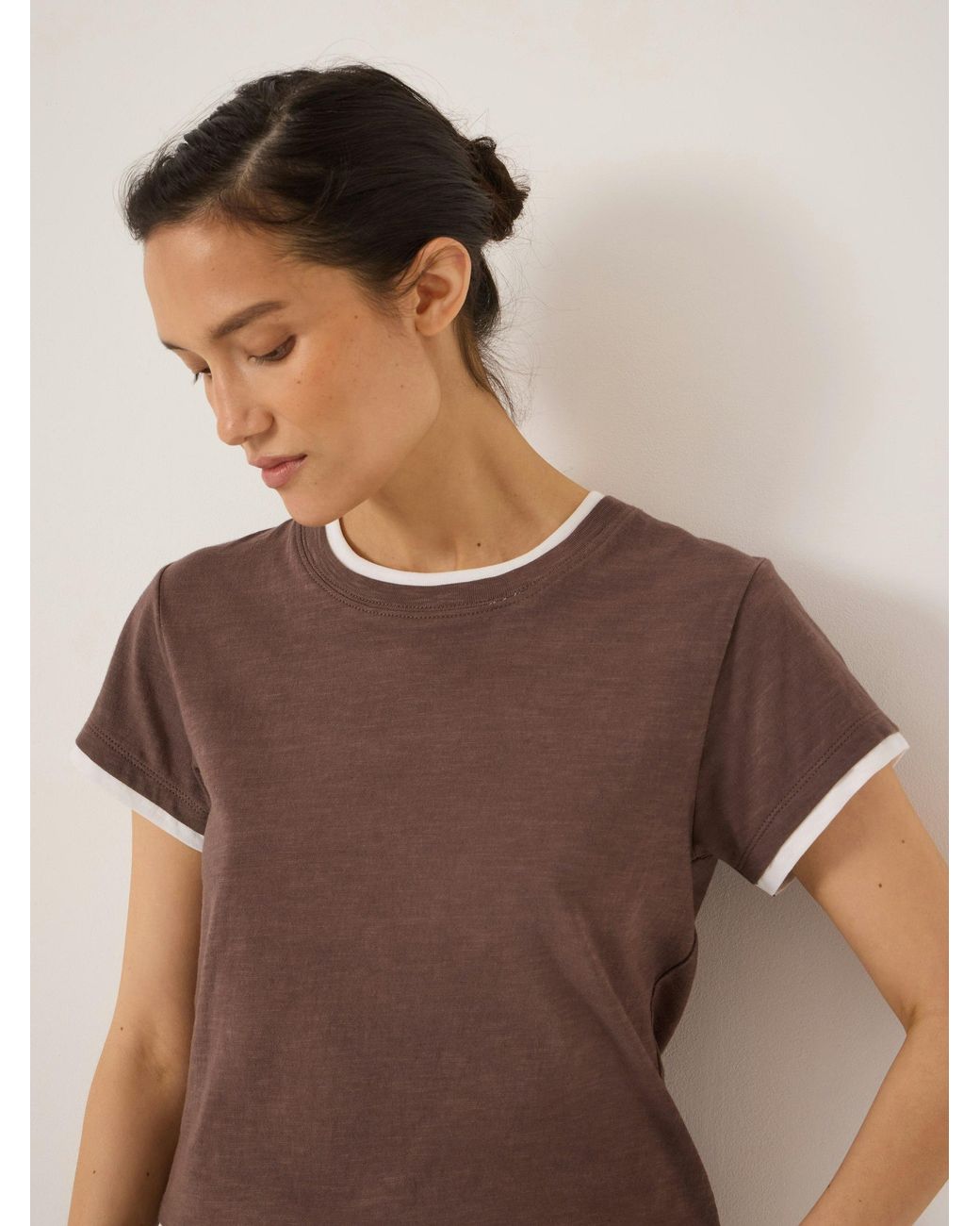 Hush Multicolor Winona Cotton Double Layer Slim T-Shirt