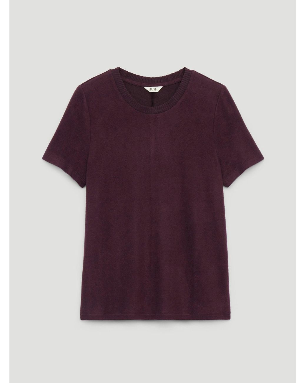Hush Purple Elarae Supersoft Crew T-Shirt