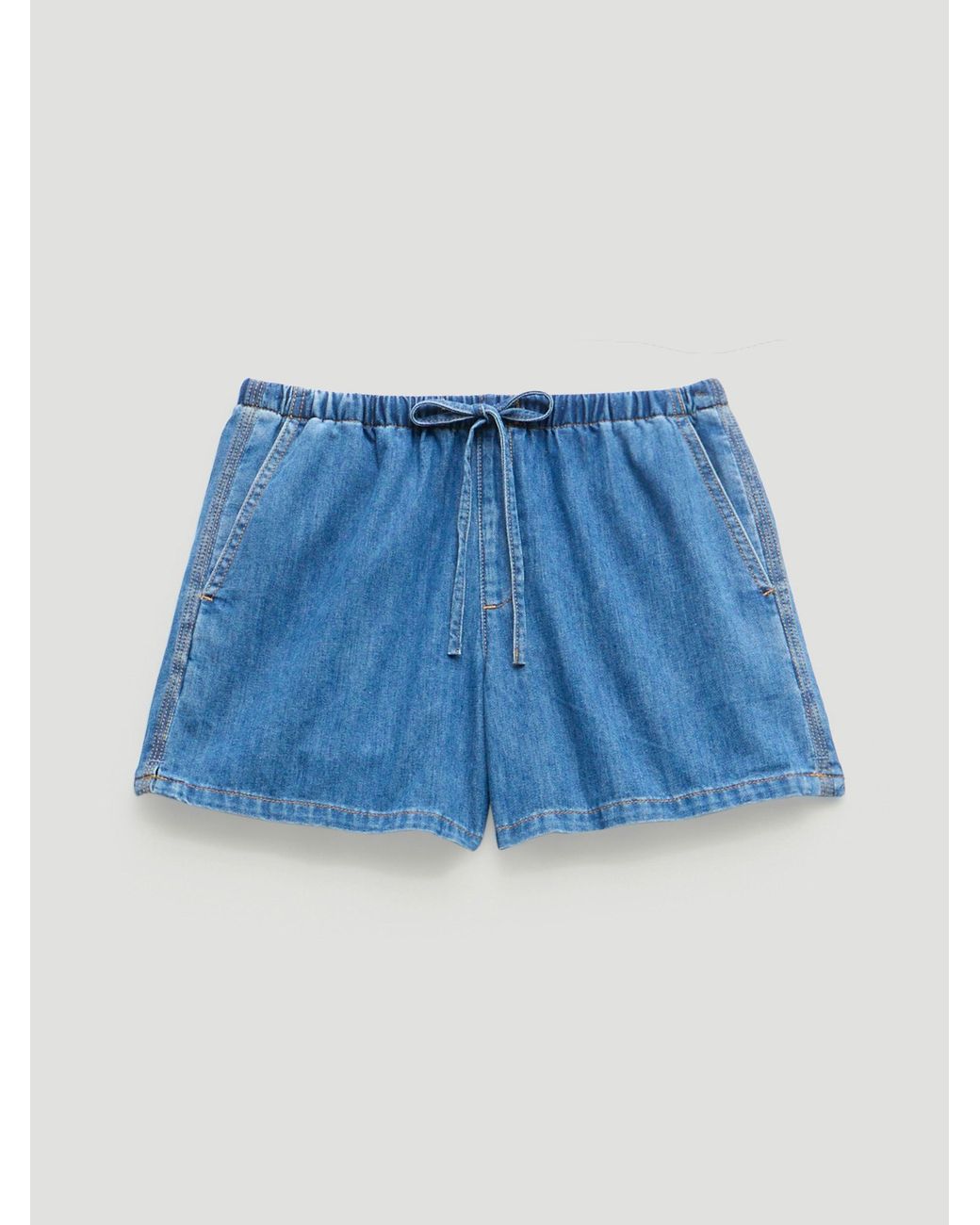 Hush Blue Betty Denim Pull On Shorts