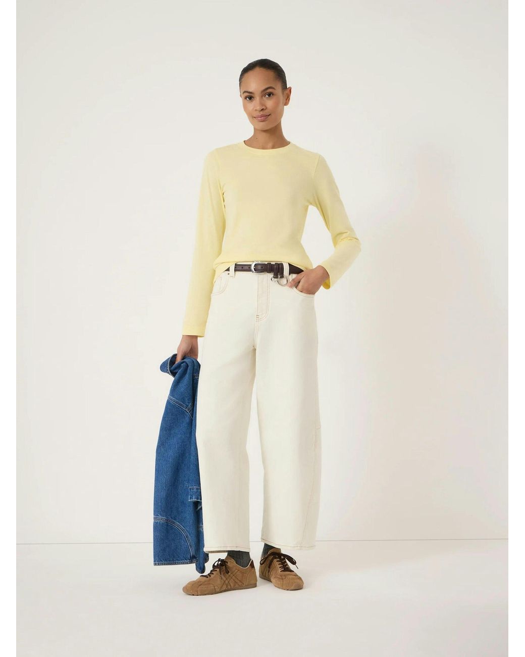 Hush Natural Slim Long Sleeve T-Shirt