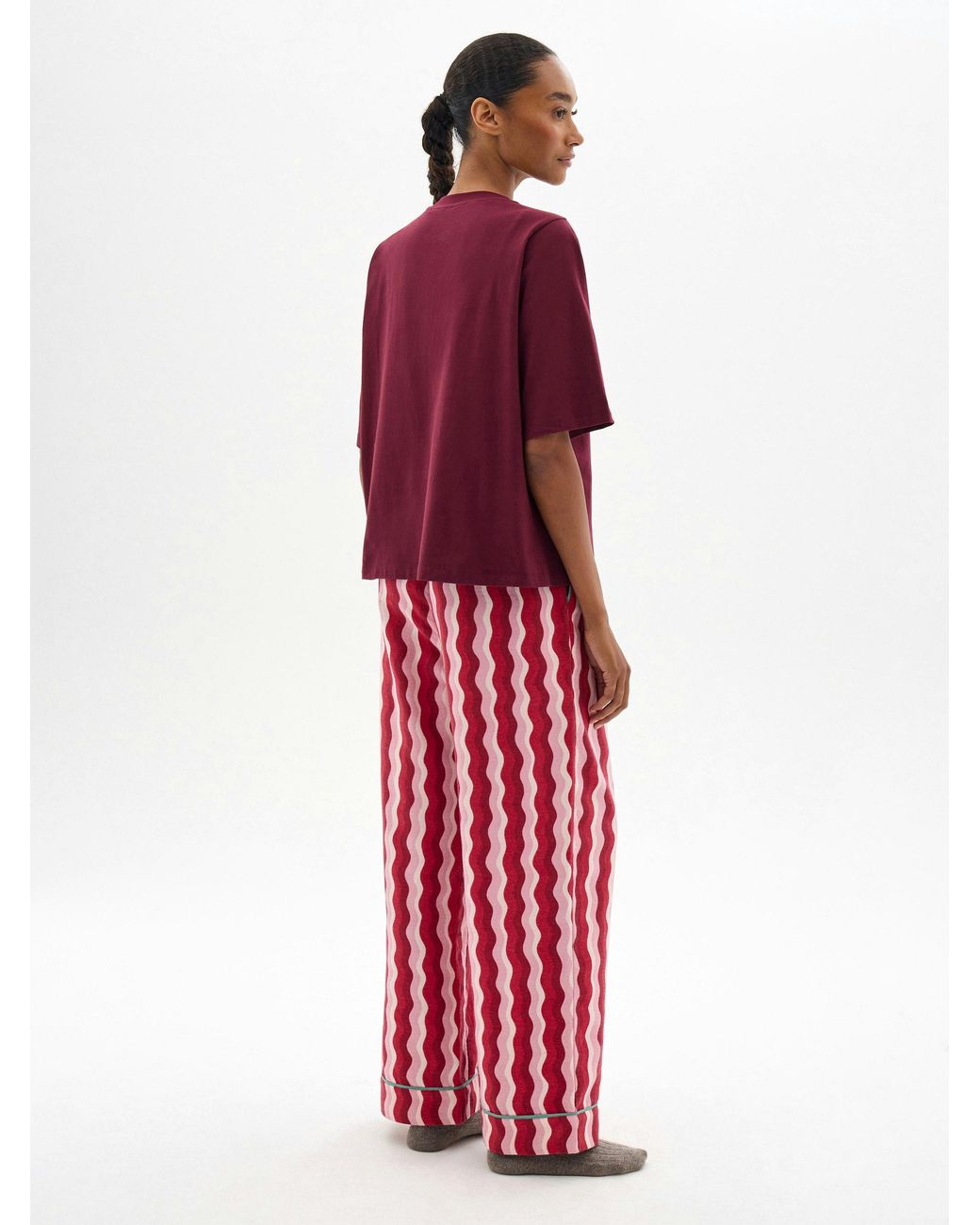 Hush Red Louisa Short Sleeve Pyjama Set