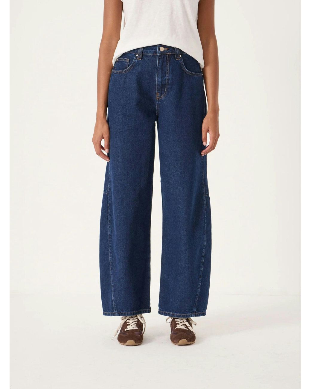 Hush Blue Bree Horseshoe Barrel Leg Jeans