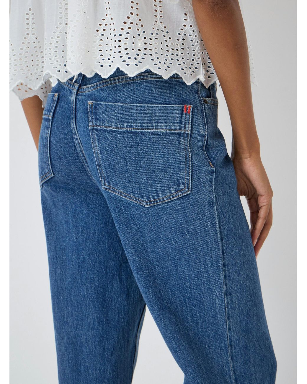 Hush Blue Ezri Column Leg Jeans