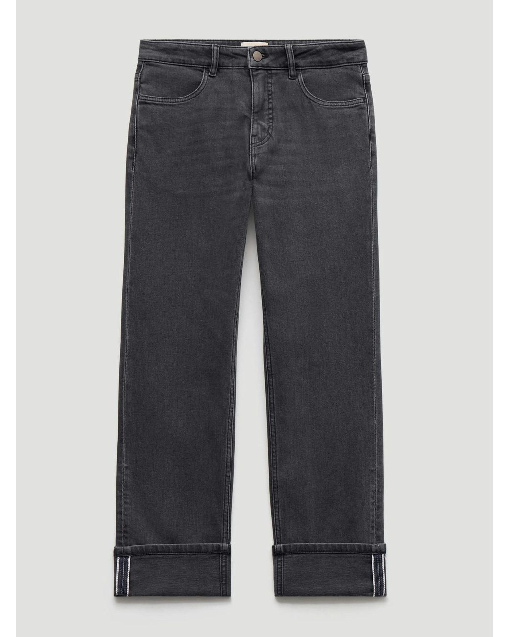 Hush White Agnes 2.0 Turn Up Jeans