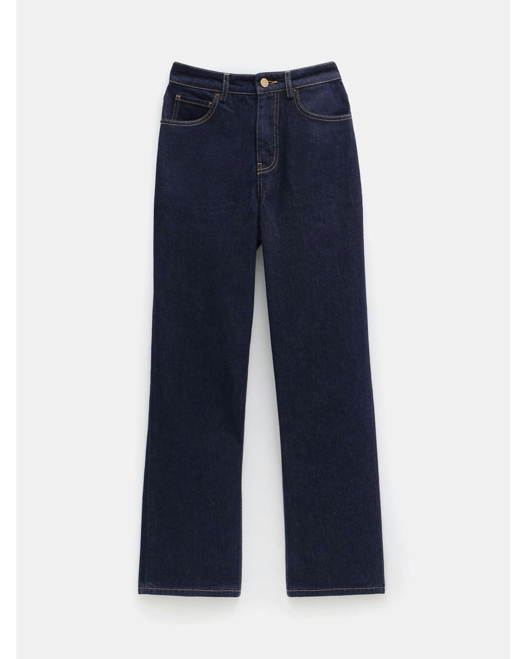 Hush Blue Alexa Straight Leg Jeans