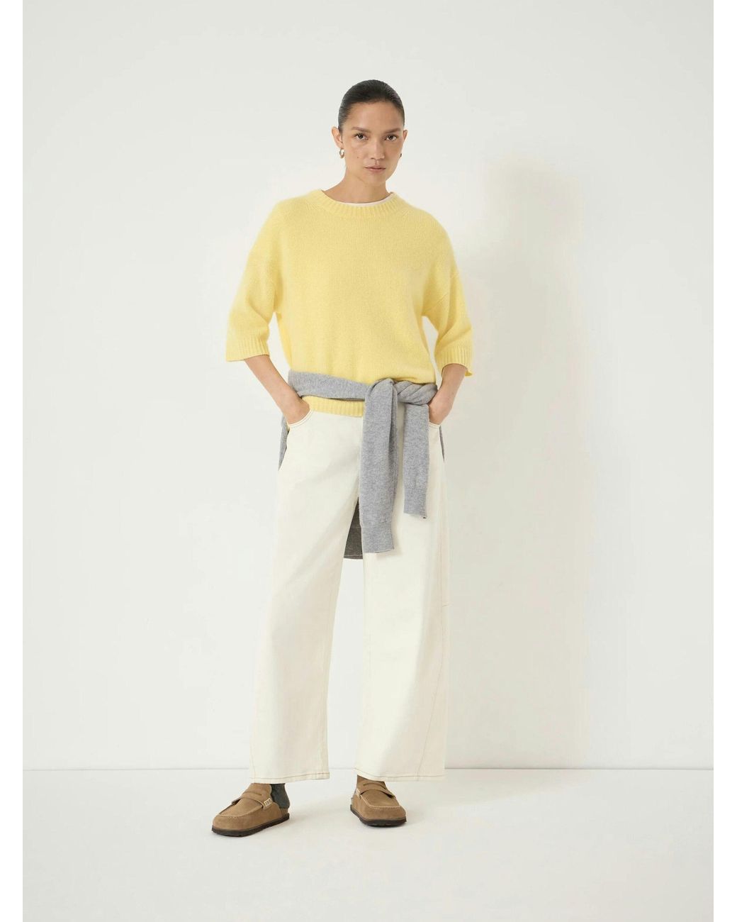 Hush Yellow Cherrie Chunky Cashmere Tee