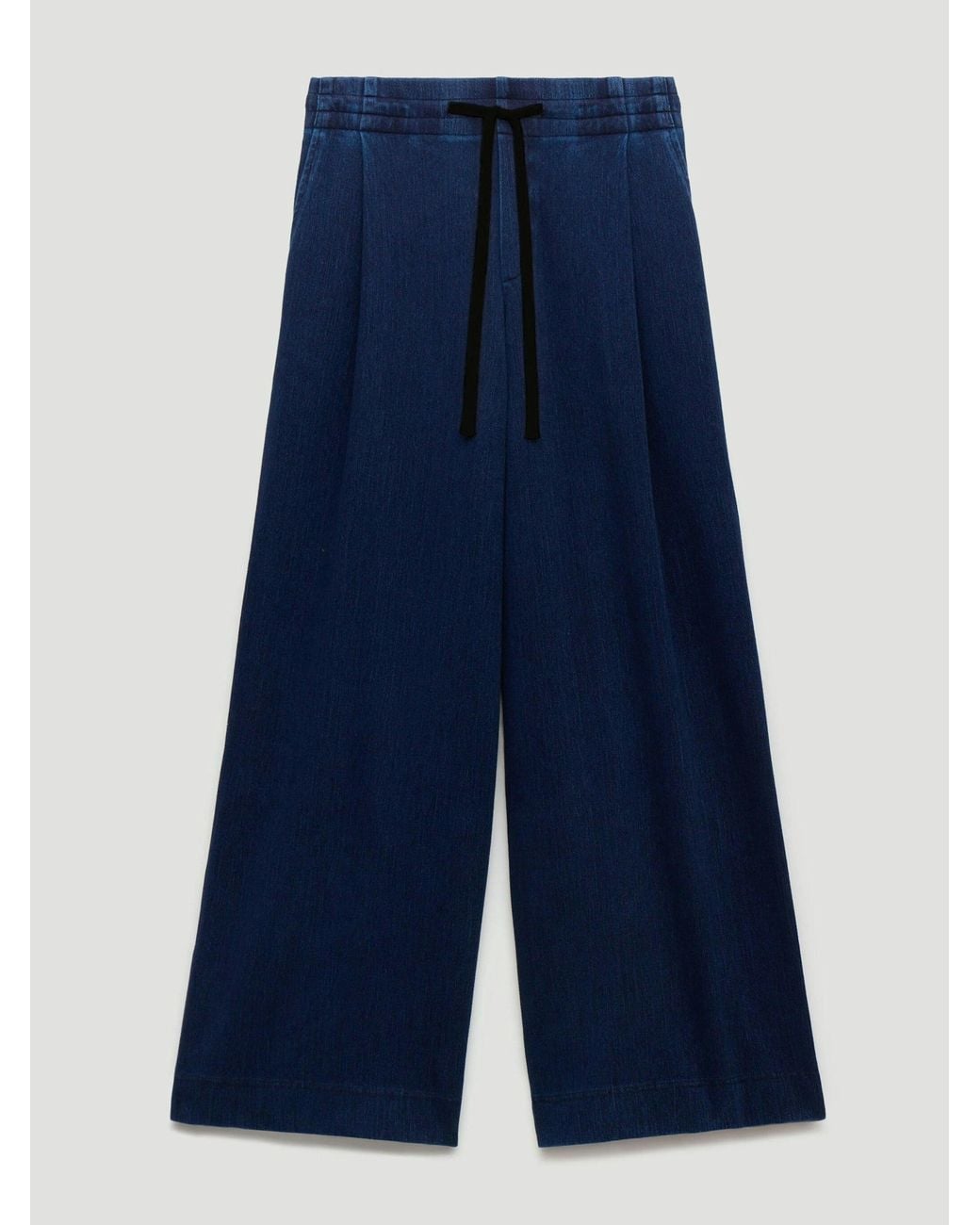 Hush Blue Taylor Jersey Denim Trousers