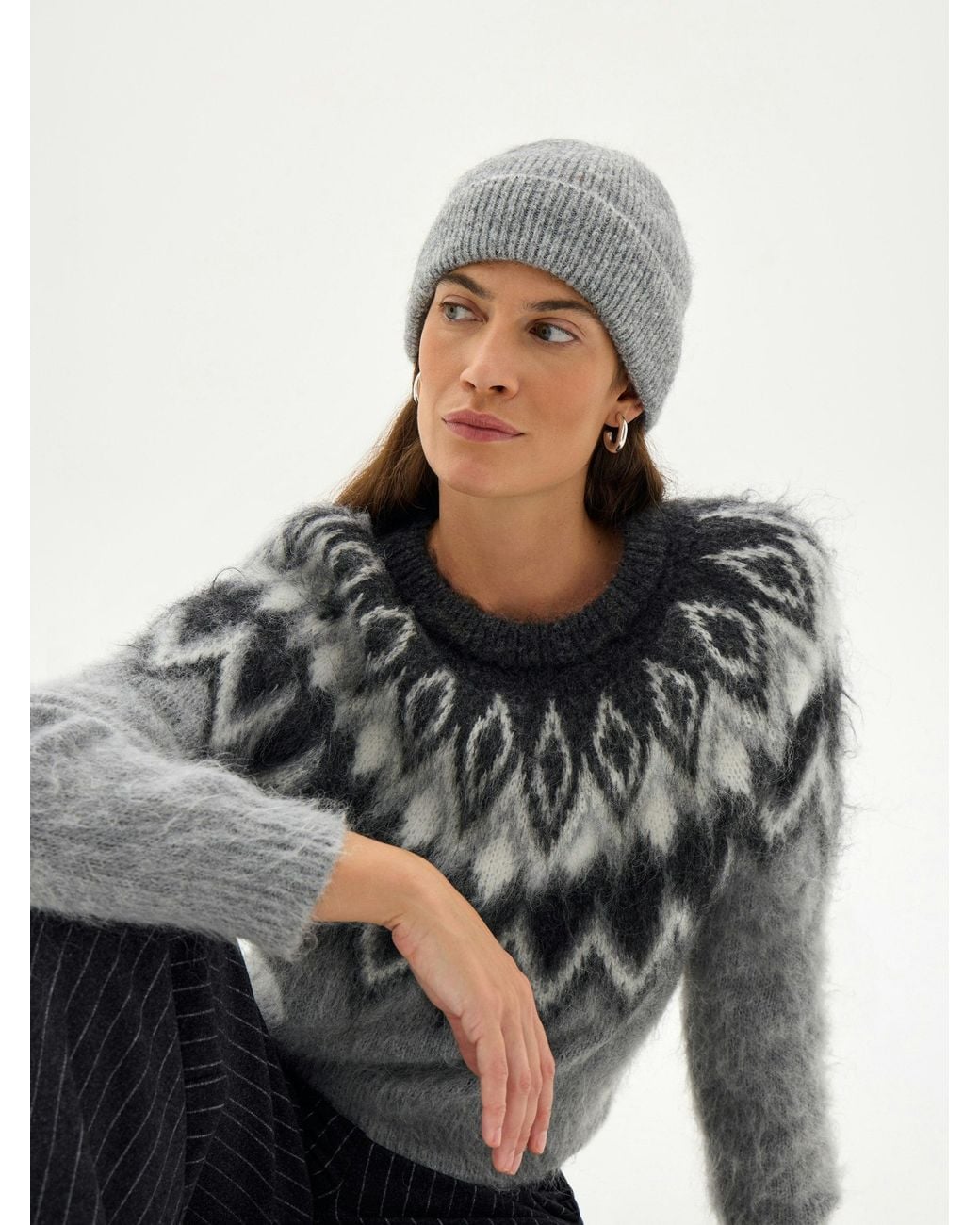 Hush Gray Gloria Beanie