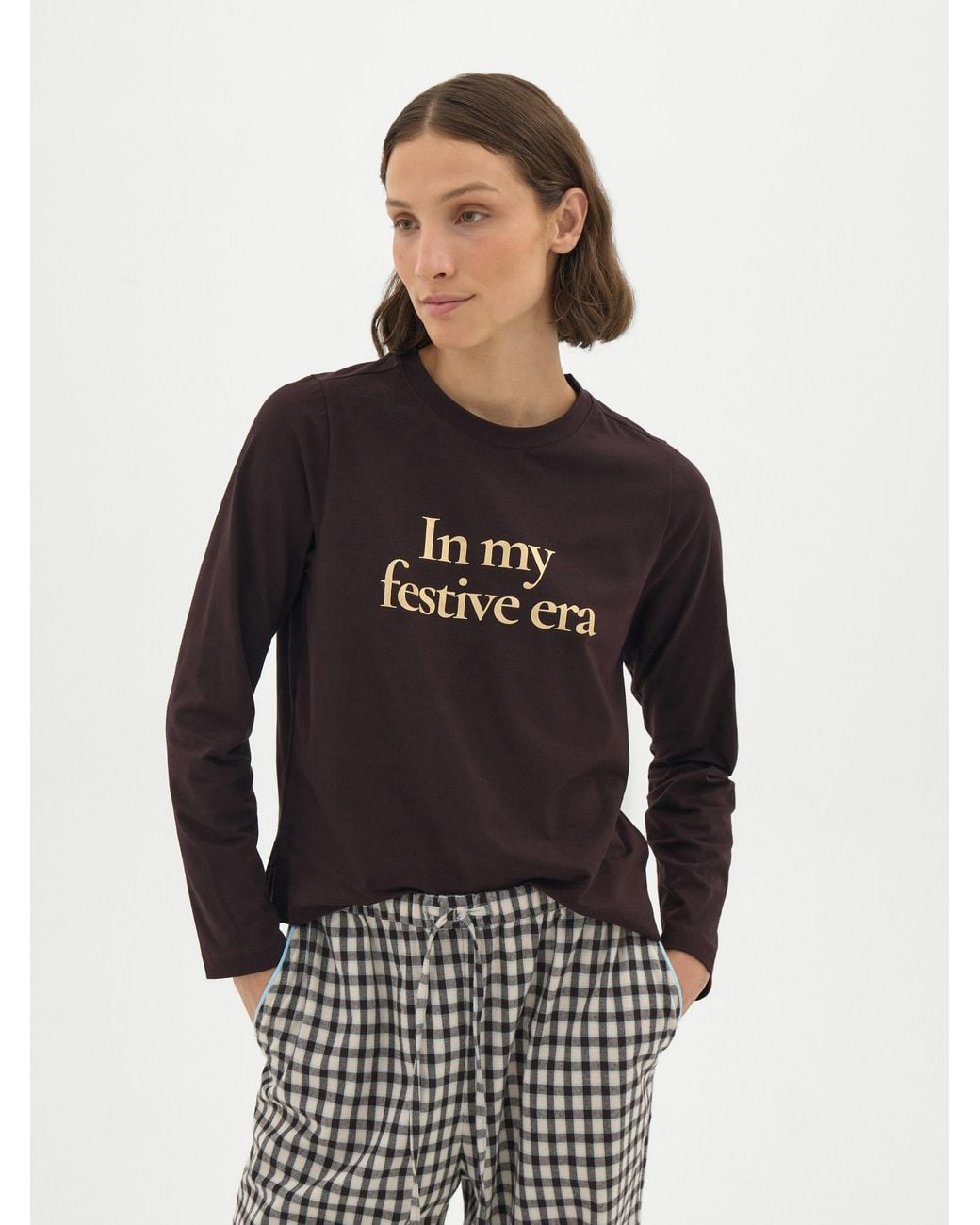 Hush Black Theodora Long Sleeve Pyjama Set