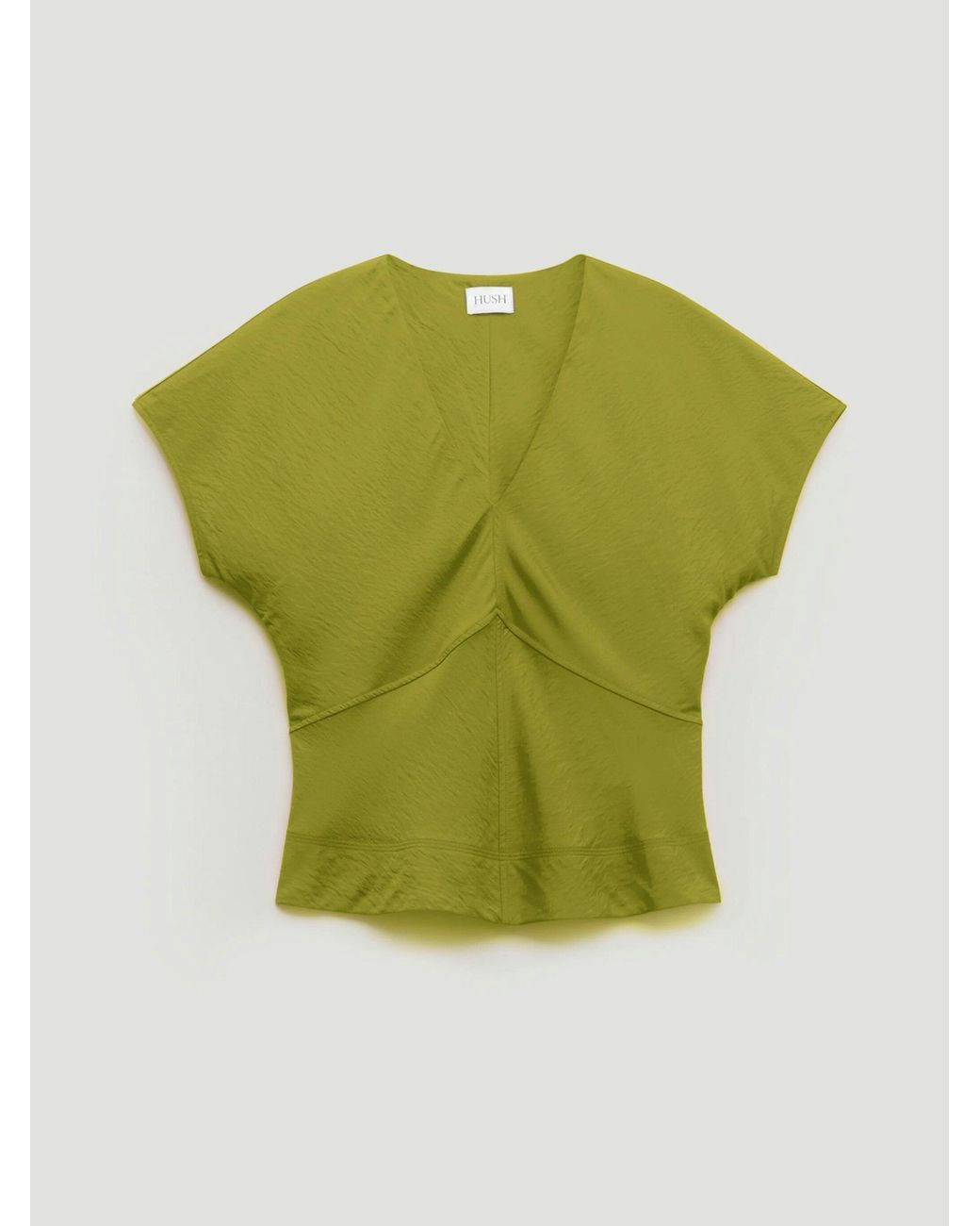 Hush Green Grace Short Sleeve Top