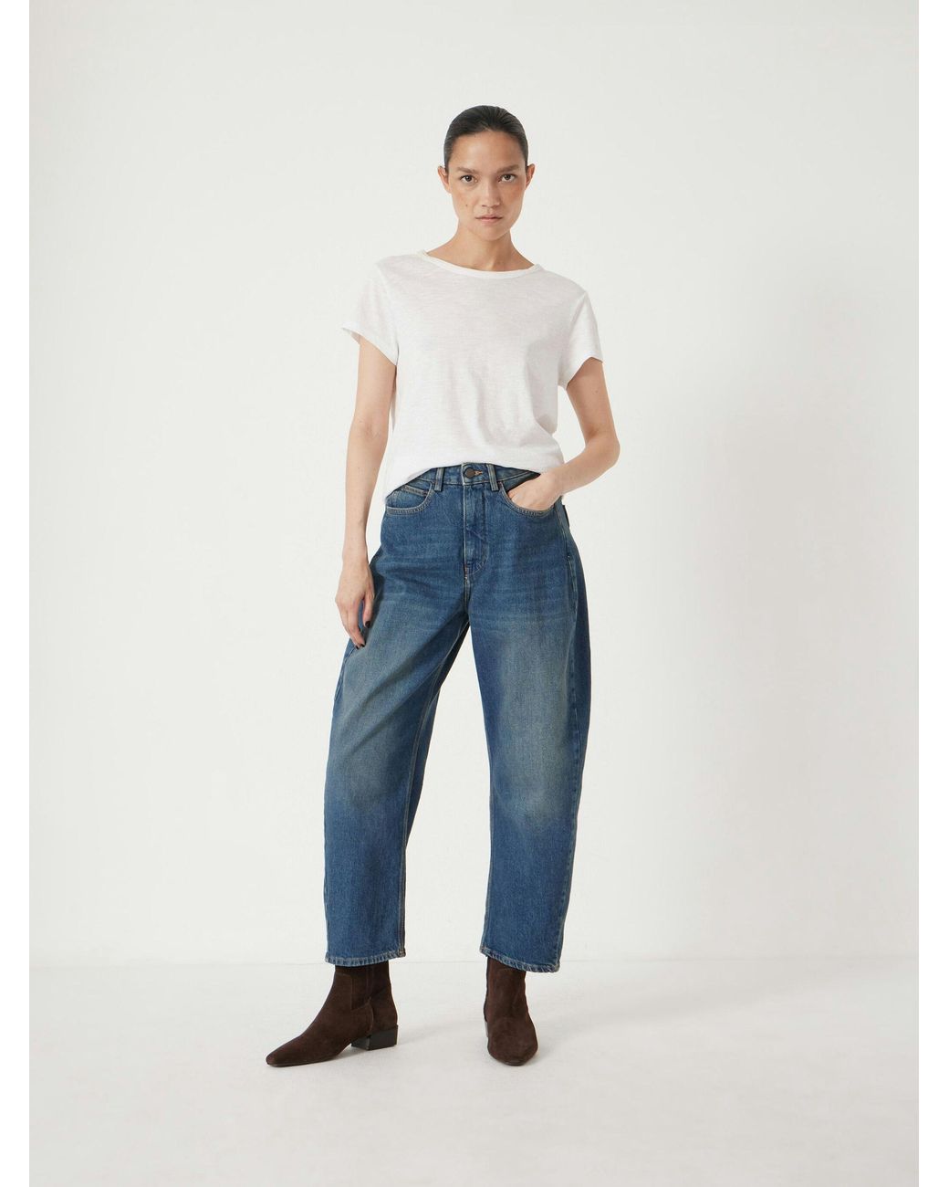 Hush Blue Cordelia Barrel Leg Jeans