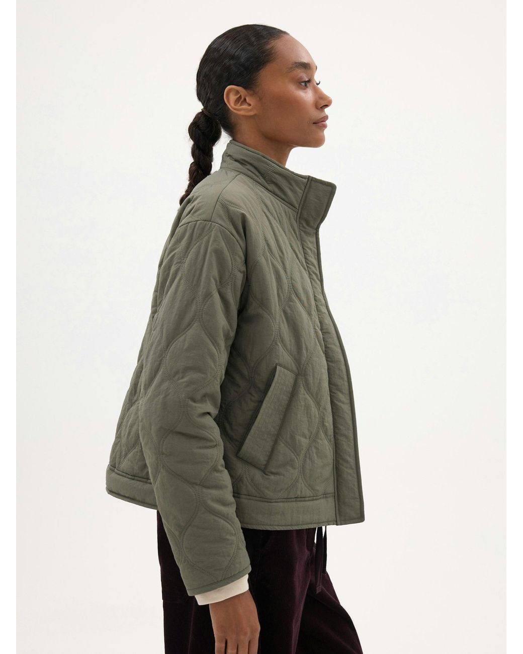 Hush Gray Viv Quilted Jacket