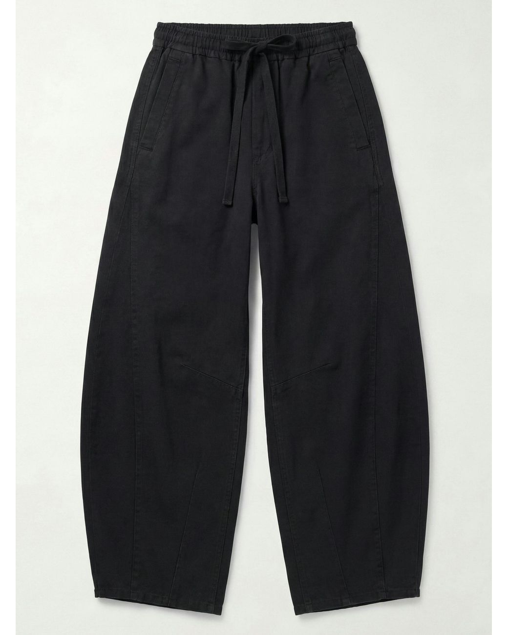 Hush Black Rina Pull On Barrel Leg Trousers