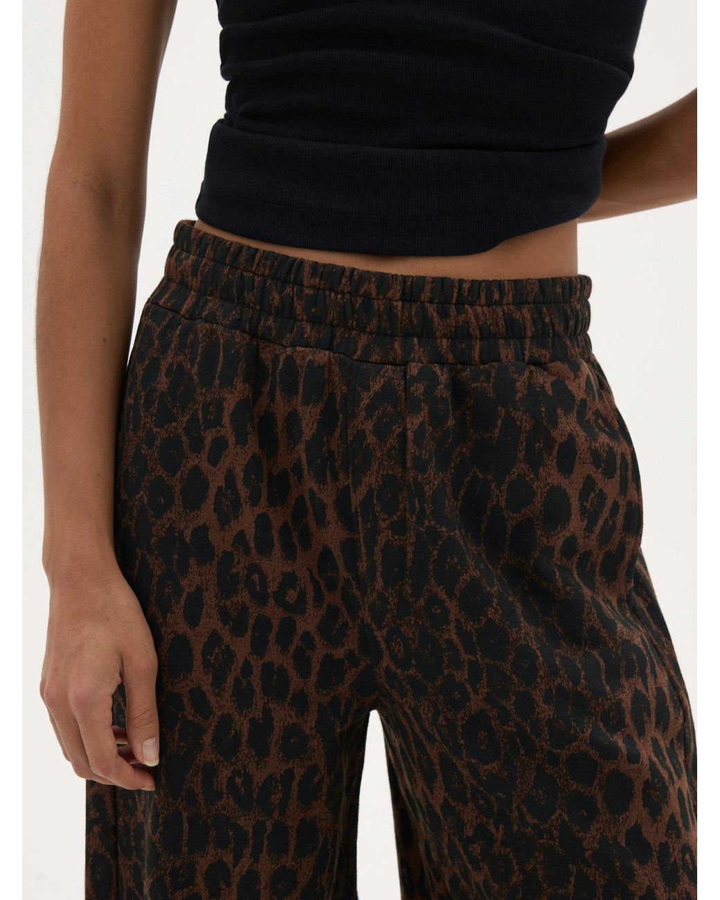 Hush Black Bernie Washed Barrel Leg Joggers