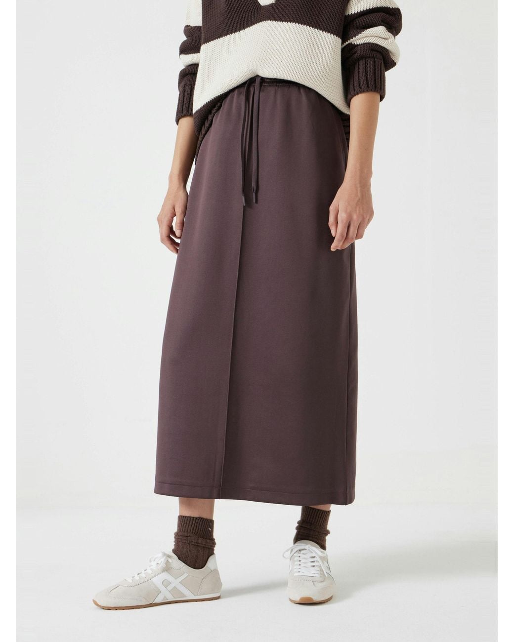Hush Multicolor Harrison Pintuck Jersey Skirt