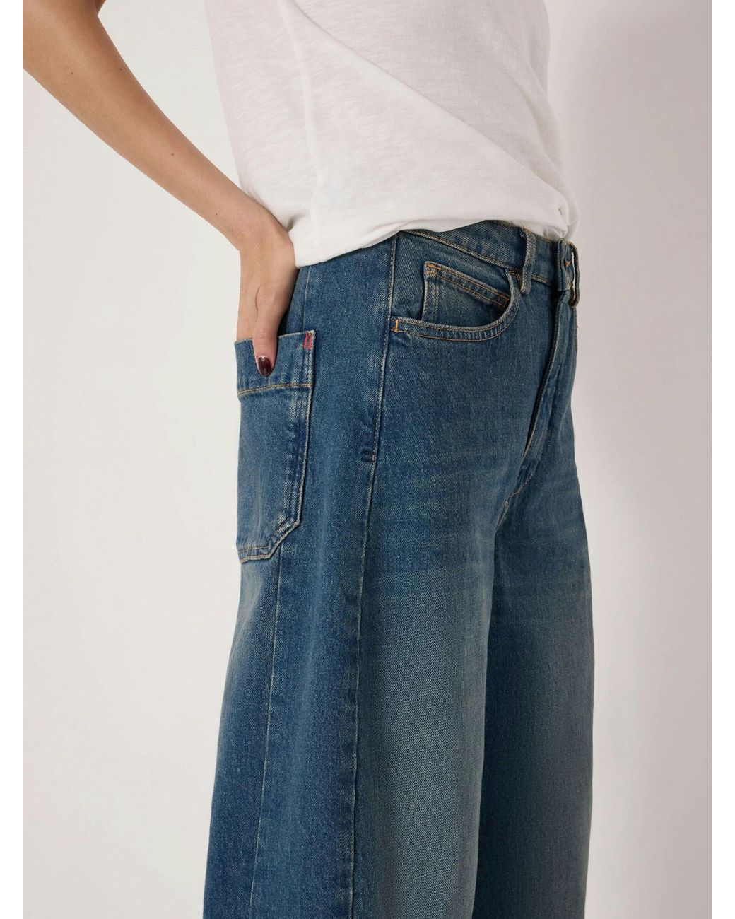 Hush Blue Cordelia Barrel Leg Jeans