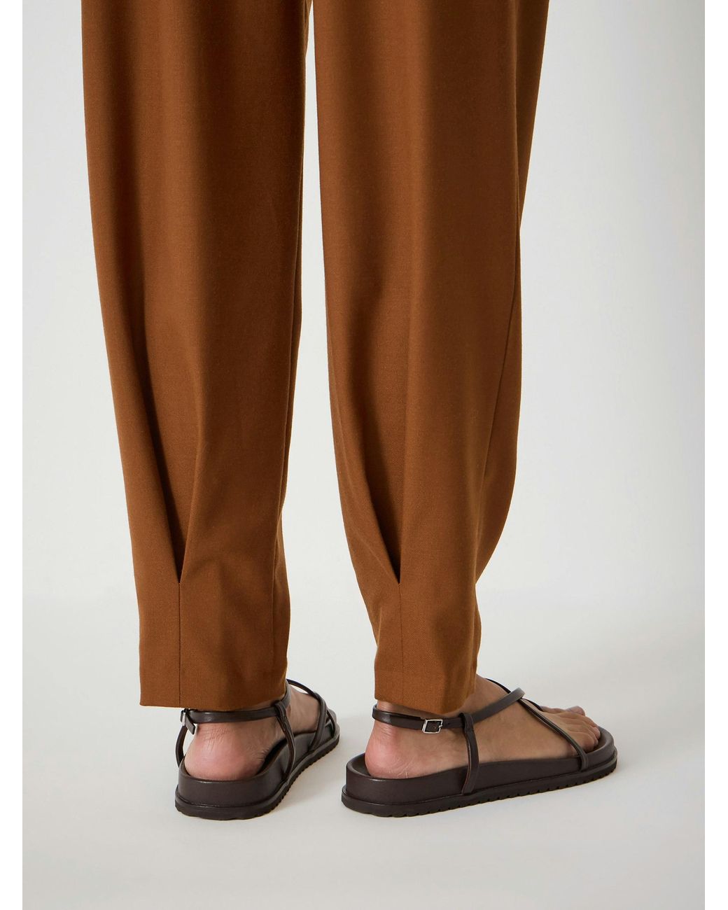 Hush Multicolor Noa Wool Blend Tapered Leg Trousers