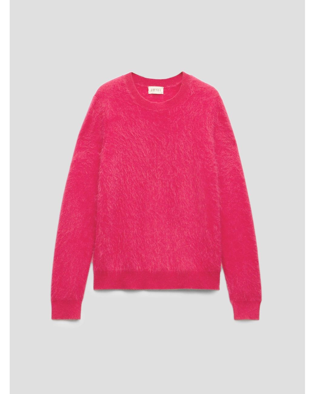 Hush Red Brushed Cashmere Jumper