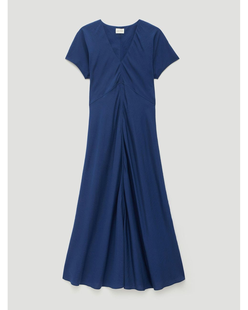 Hush Blue Grace V-Neck Maxi Dress