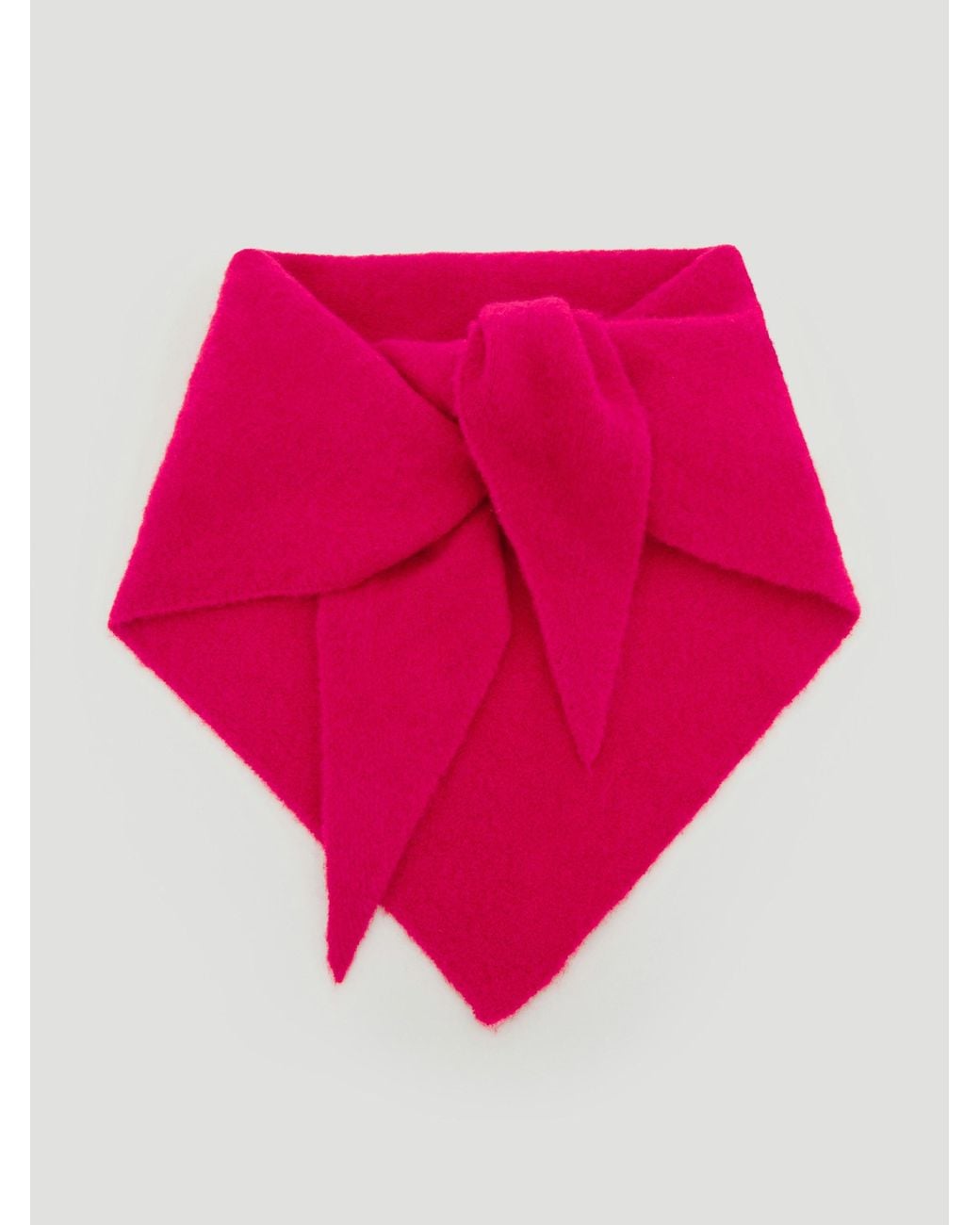 Hush Pink Brushed Cashmere Triangle Scarf