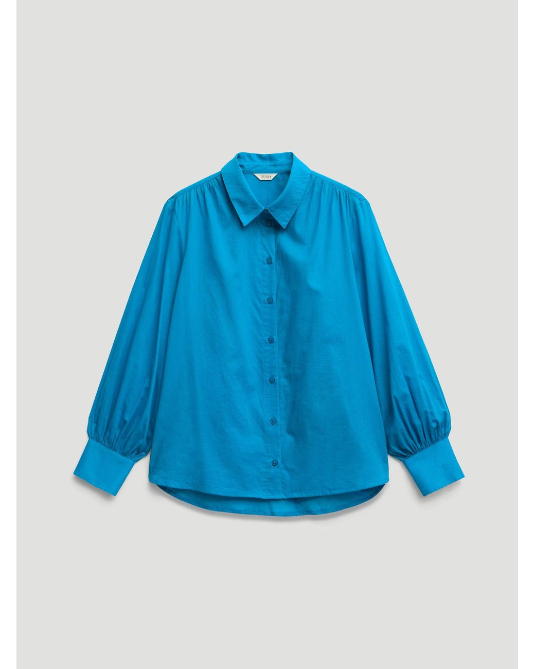 Hush Blue Dakota Cotton Voile Shirt