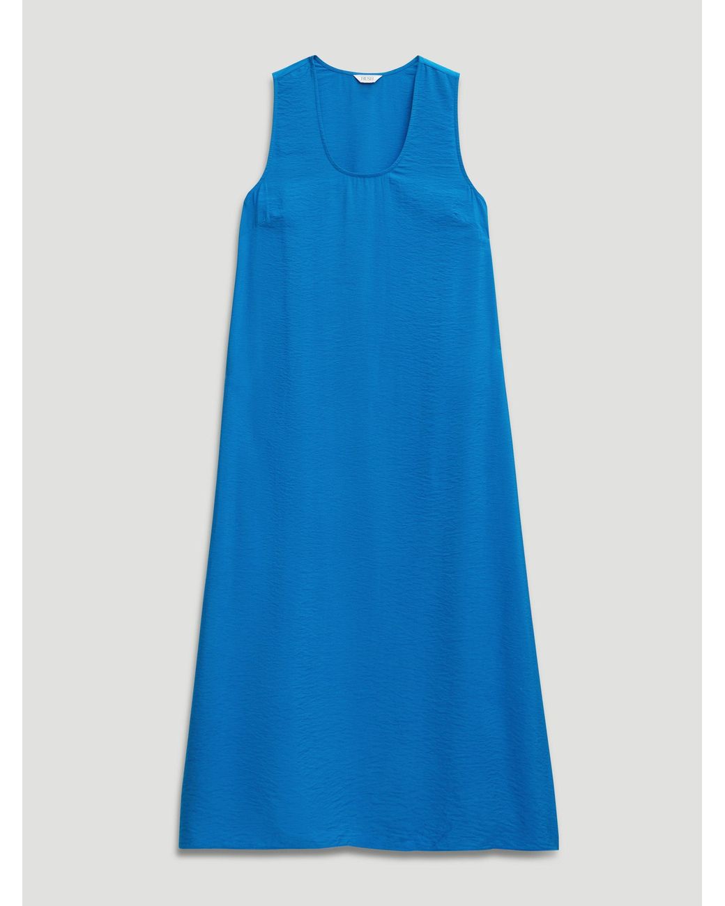 Hush Blue Sophie Scoop Neck Midi Dress