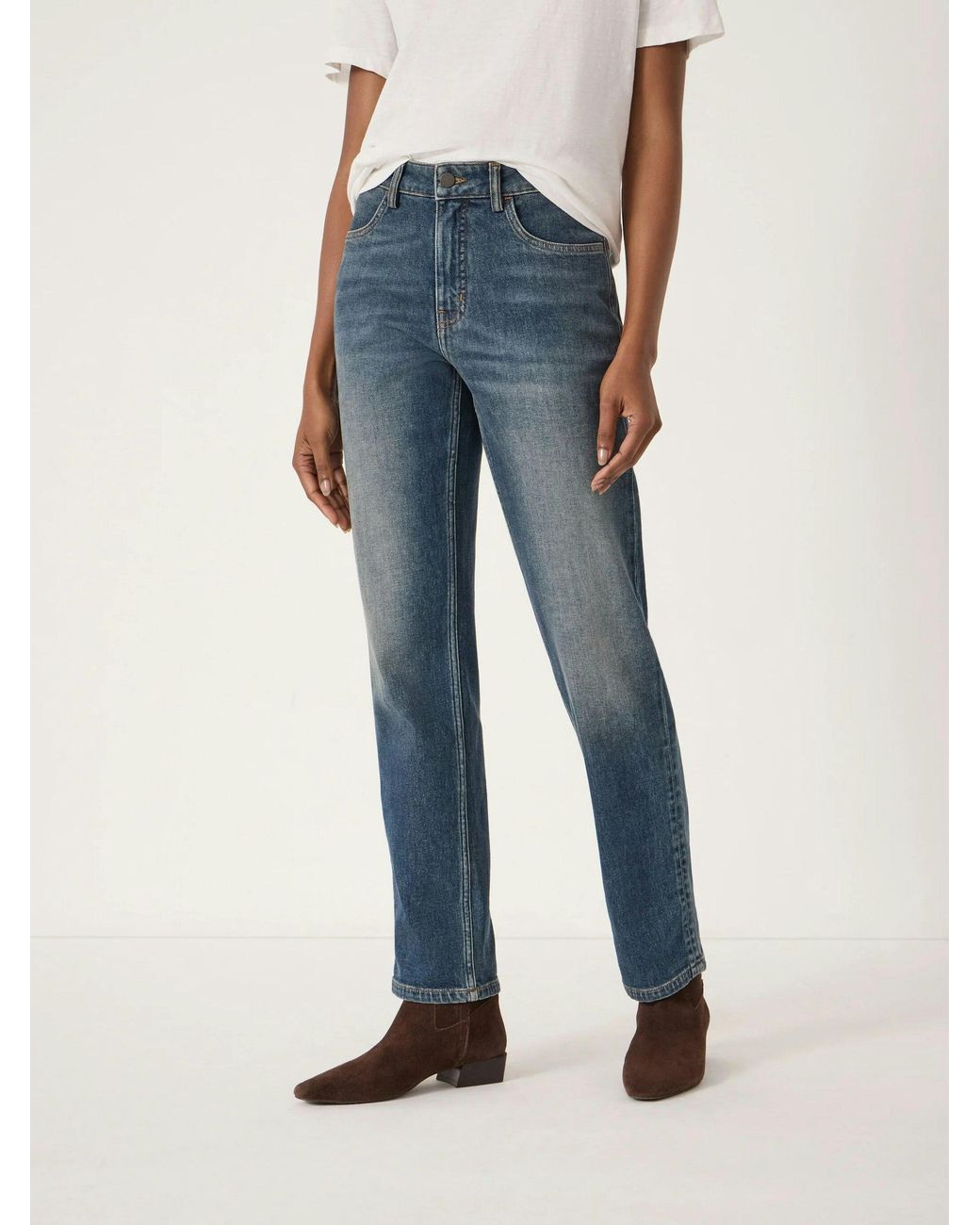 Hush Blue Agnes 2.0 Turn Up Jeans