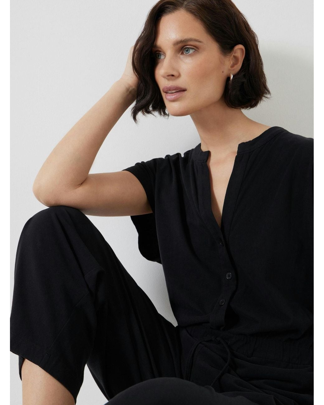 Hush Blue Kendall Jersey Jumpsuit