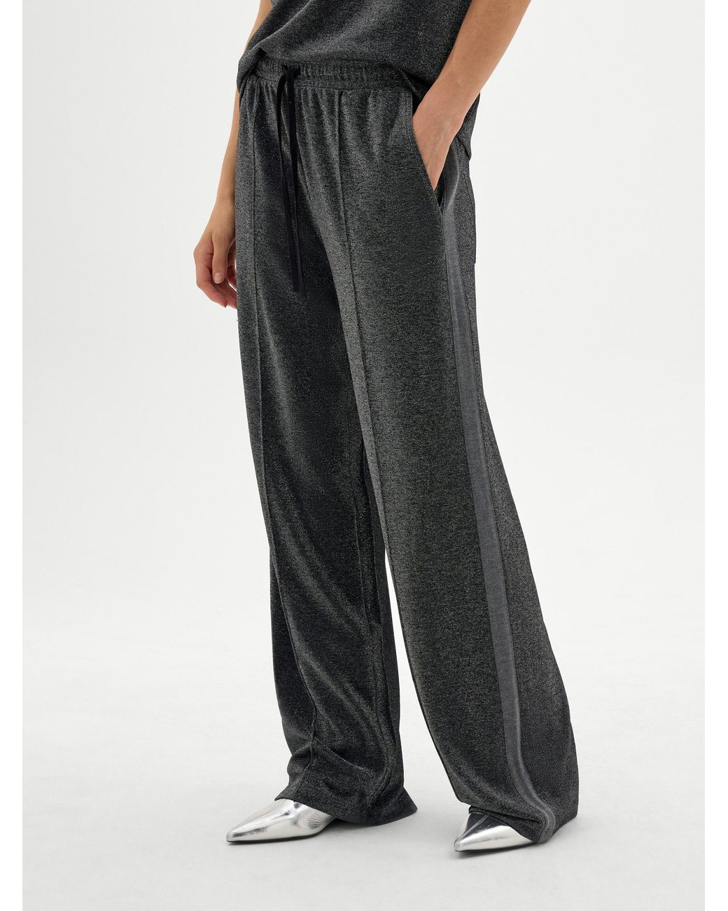 Hush White Harrison Glitter Joggers
