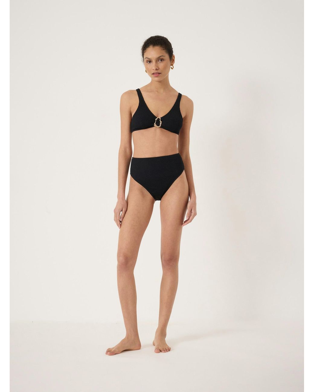 Hush Natural Harper Crinkle High Waisted Bottoms