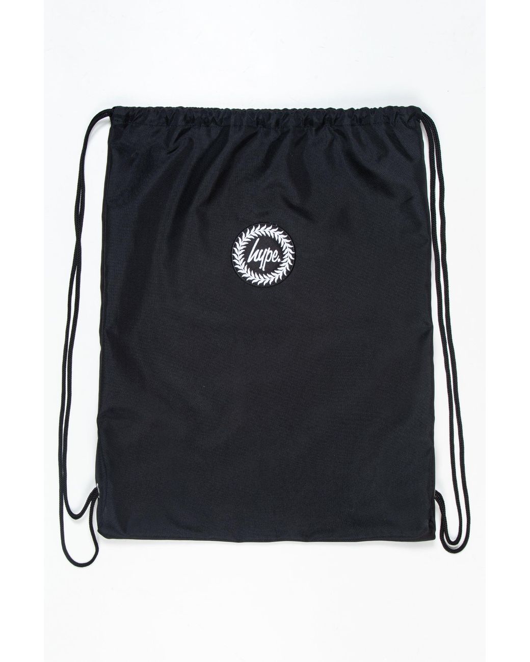 Hype Black Hype Crest Drawstring Bag
