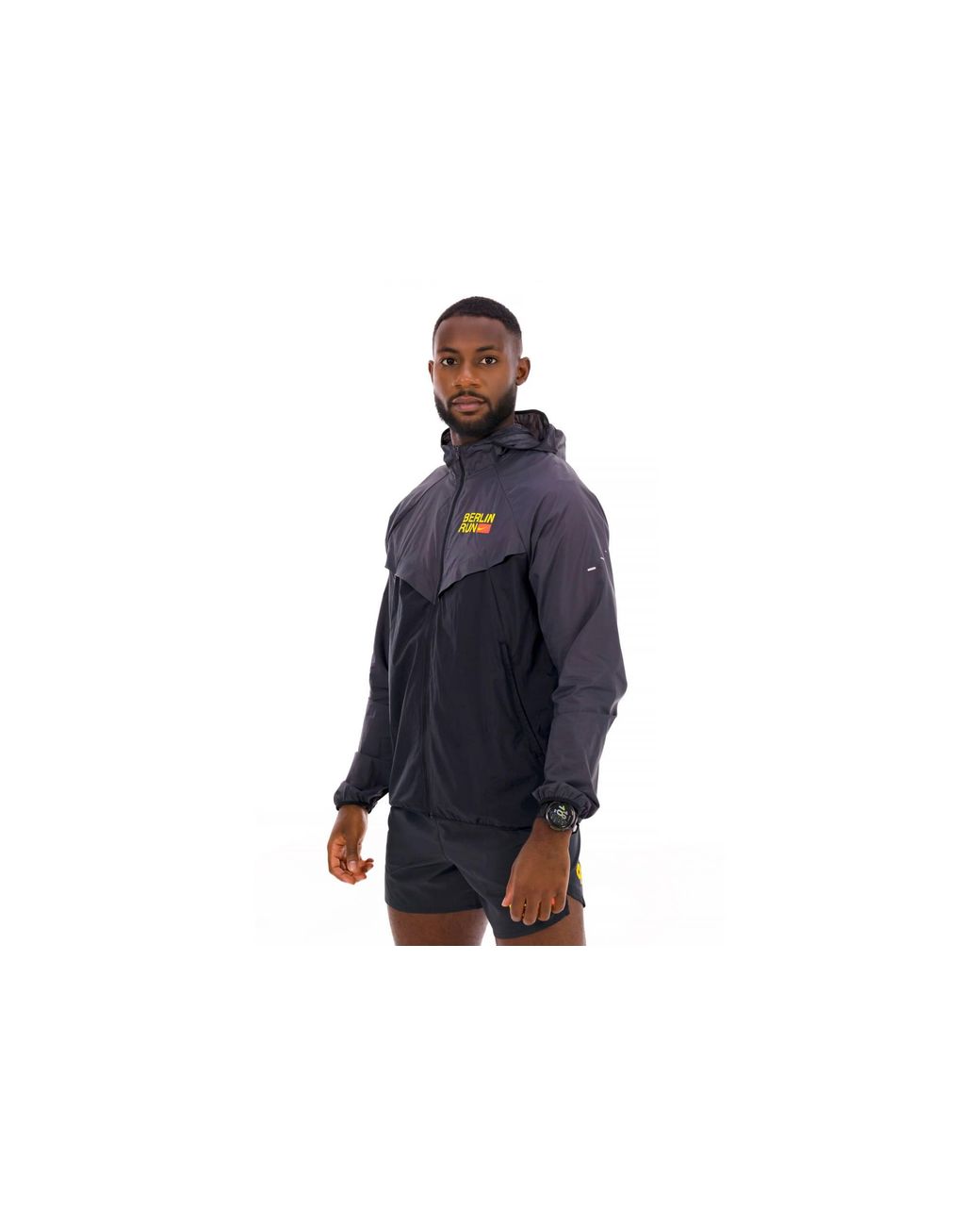 Chaqueta Stride Nike de hombre de color Black