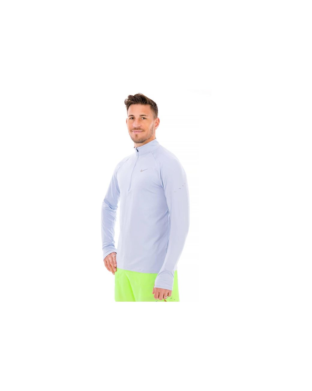 Stride 1/4 Zip Nike de hombre de color Black