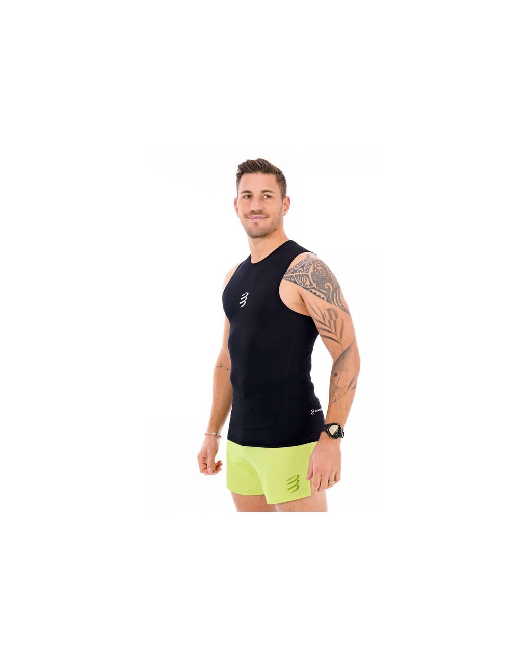 Trail Racing Compressport de hombre de color Black