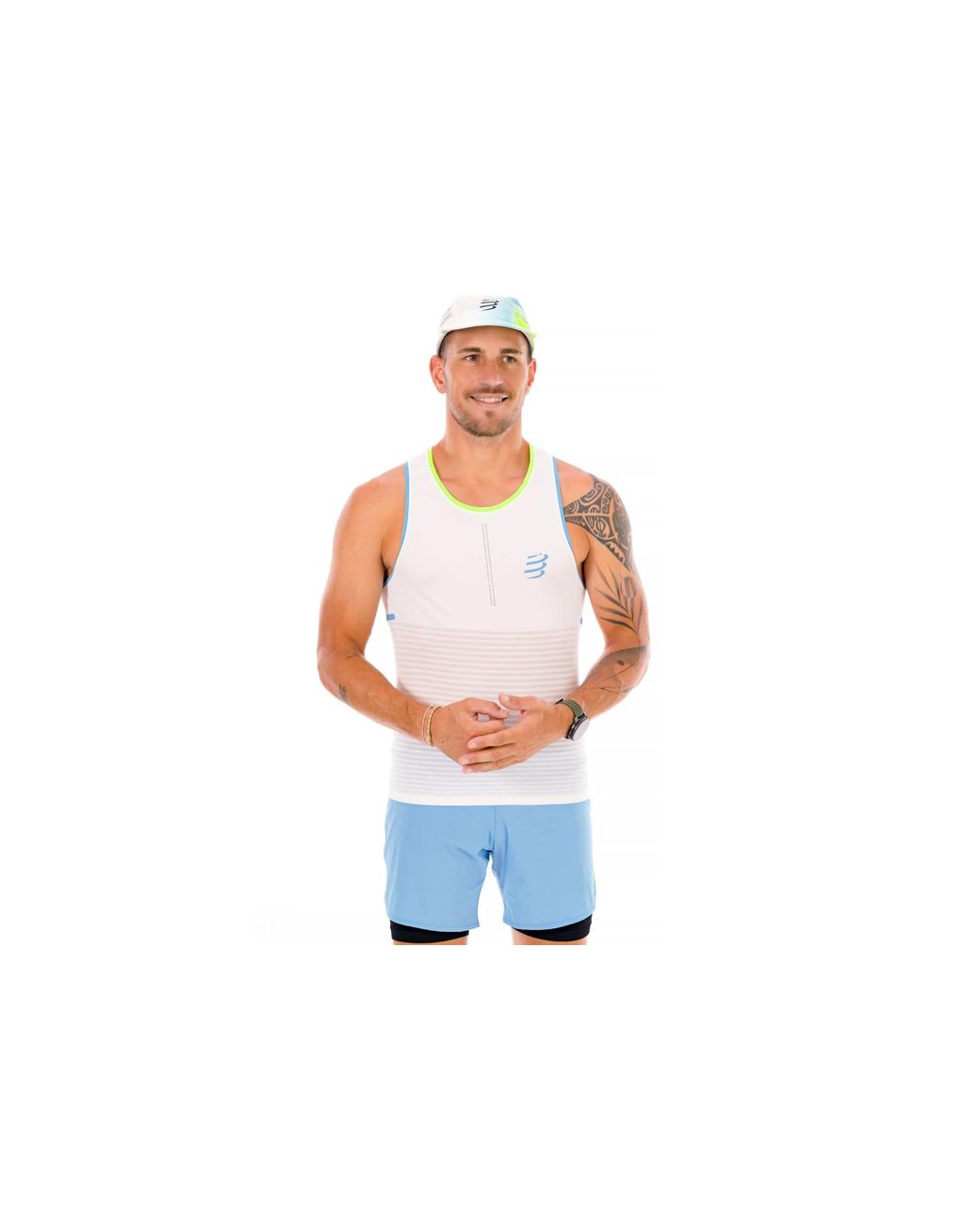 Pro Racing Compressport de hombre de color Green