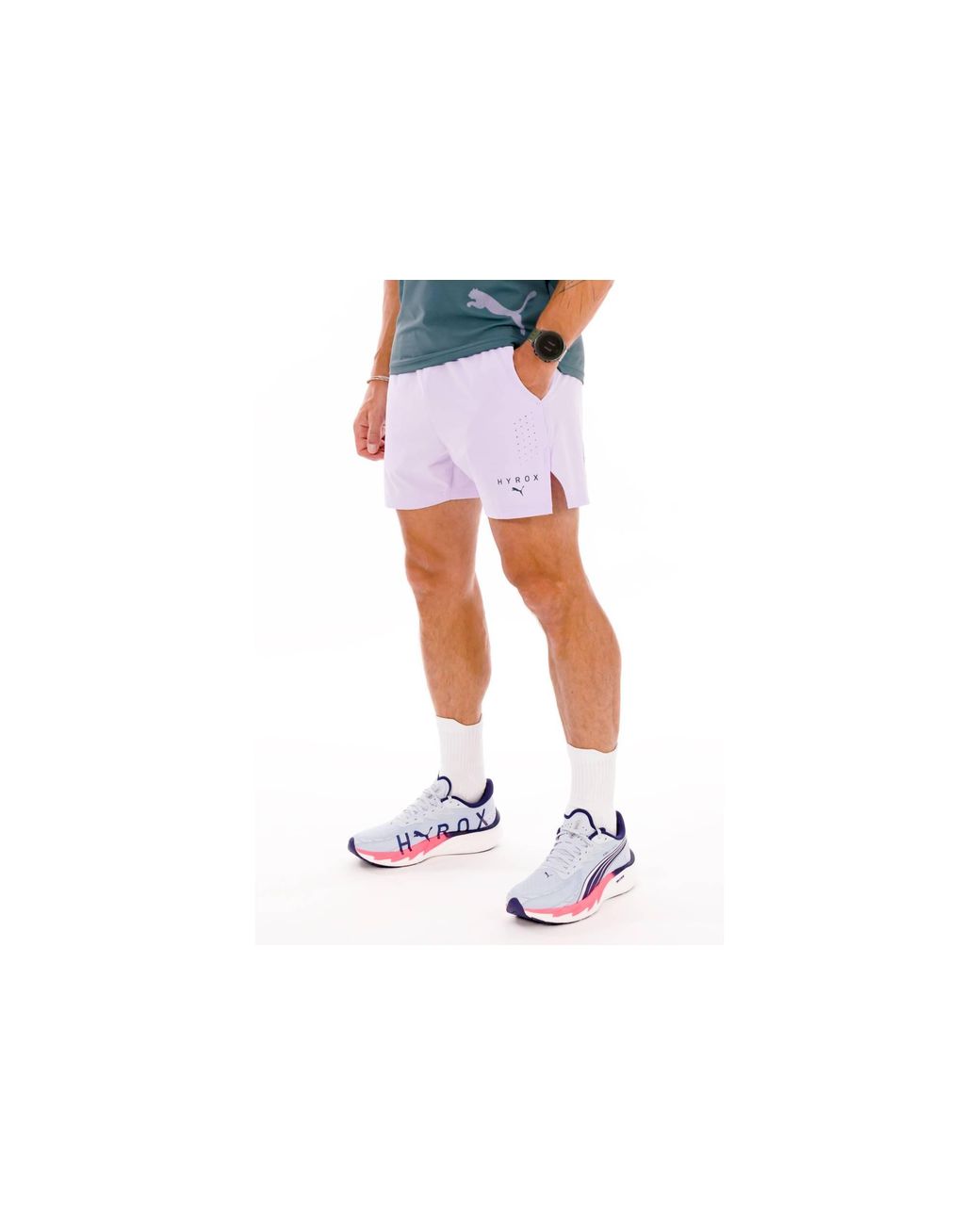 Hyrox Pwrmode 5 Inch PUMA de hombre de color Purple